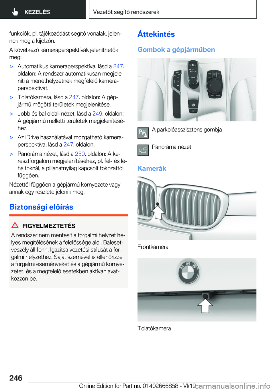 BMW X3 M 2020  Kezelési útmutató (in Hungarian) �f�u�n�k�c�i�