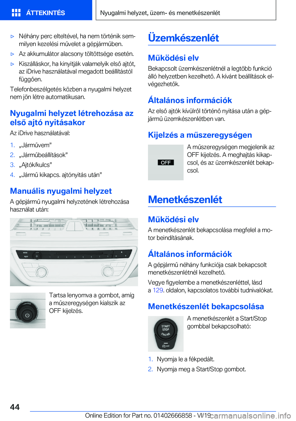 BMW X3 M 2020  Kezelési útmutató (in Hungarian) 'x�N�