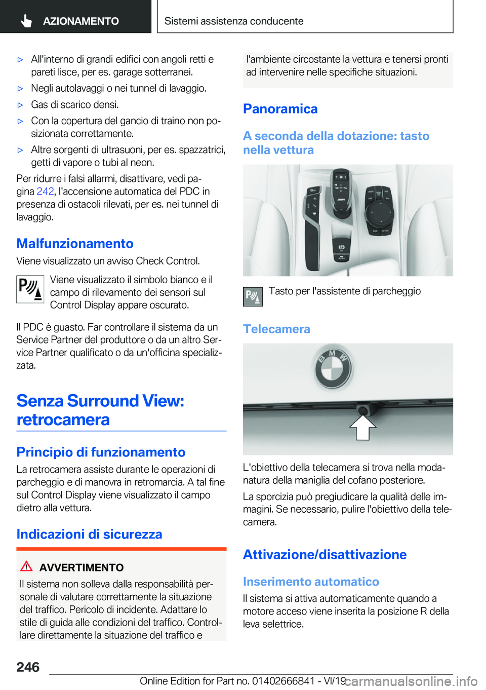 BMW X3 M 2020  Libretti Di Uso E manutenzione (in Italian) 'x�A�l�l�'�i�n�t�e�r�n�o��d�i��g�r�a�n�d�i��e�d�i�f�i�c�i��c�o�n��a�n�g�o�l�i��r�e�t�t�i��e
�p�a�r�e�t�i��l�i�s�c�e�,��p�e�r��e�s�.��g�a�r�a�g�e��s�o�t�t�e�r�r�a�n�e�i�.'x�N�e�
