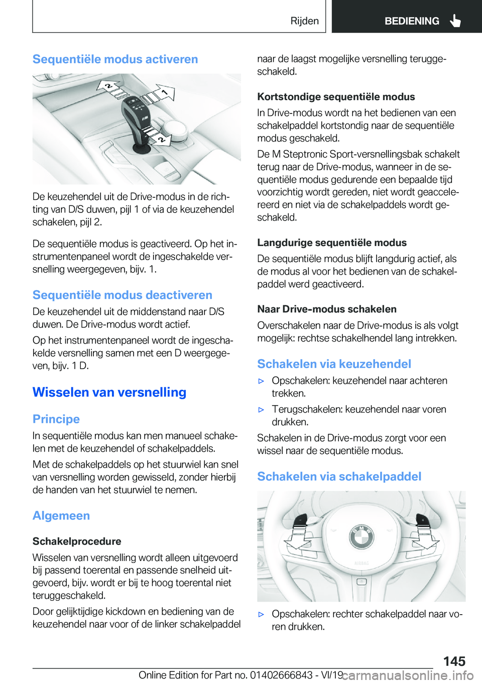 BMW X3 M 2020  Instructieboekjes (in Dutch) �S�e�q�u�e�n�t�i�