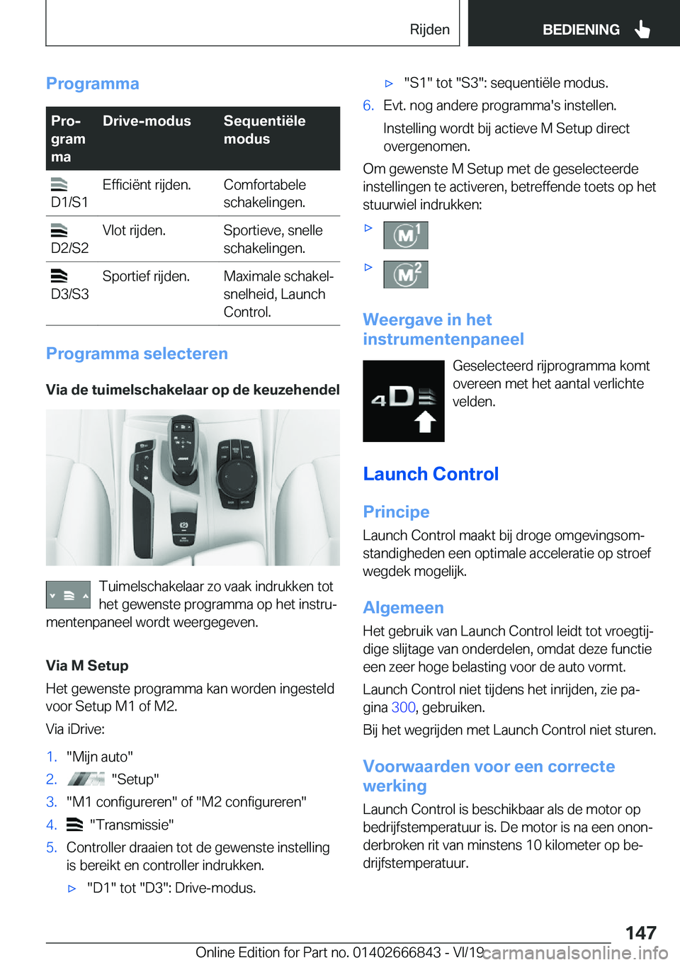 BMW X3 M 2020  Instructieboekjes (in Dutch) �P�r�o�g�r�a�m�m�a�P�r�oj
�g�r�a�m
�m�a�D�r�i�v�e�-�m�o�d�u�s�S�e�q�u�e�n�t�i�