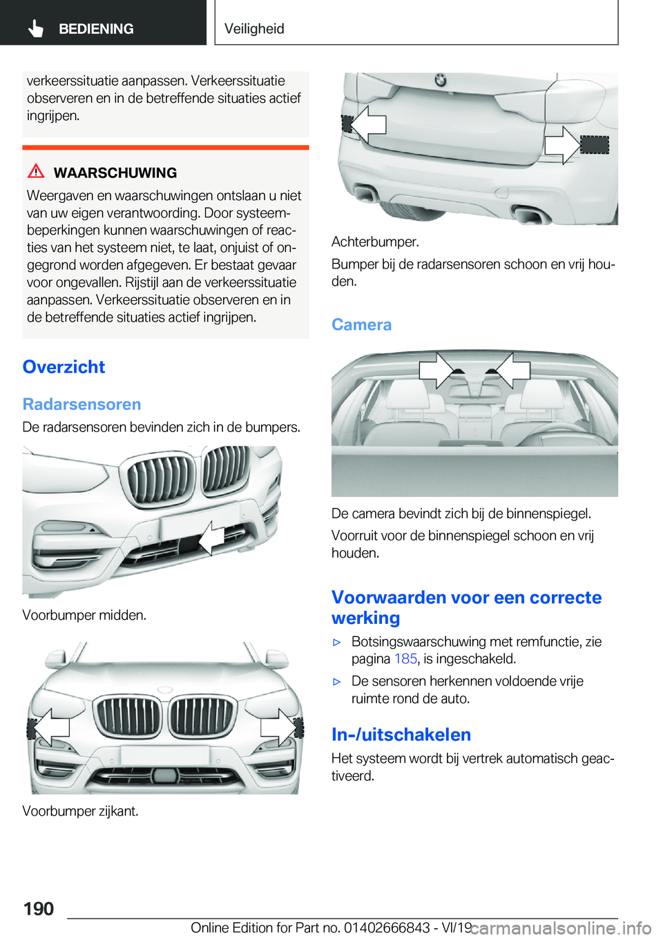 BMW X3 M 2020  Instructieboekjes (in Dutch) �v�e�r�k�e�e�r�s�s�i�t�u�a�t�i�e��a�a�n�p�a�s�s�e�n�.��V�e�r�k�e�e�r�s�s�i�t�u�a�t�i�e
�o�b�s�e�r�v�e�r�e�n��e�n��i�n��d�e��b�e�t�r�e�f�f�e�n�d�e��s�i�t�u�a�t�i�e�s��a�c�t�i�e�f
�i�n�g�r�i�j�p