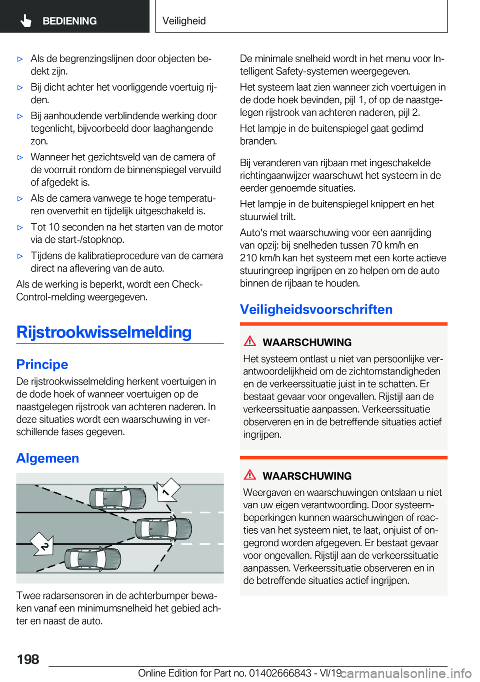 BMW X3 M 2020  Instructieboekjes (in Dutch) 'x�A�l�s��d�e��b�e�g�r�e�n�z�i�n�g�s�l�i�j�n�e�n��d�o�o�r��o�b�j�e�c�t�e�n��b�ej
�d�e�k�t��z�i�j�n�.'x�B�i�j��d�i�c�h�t��a�c�h�t�e�r��h�e�t��v�o�o�r�l�i�g�g�e�n�d�e��v�o�e�r�t�u�i�