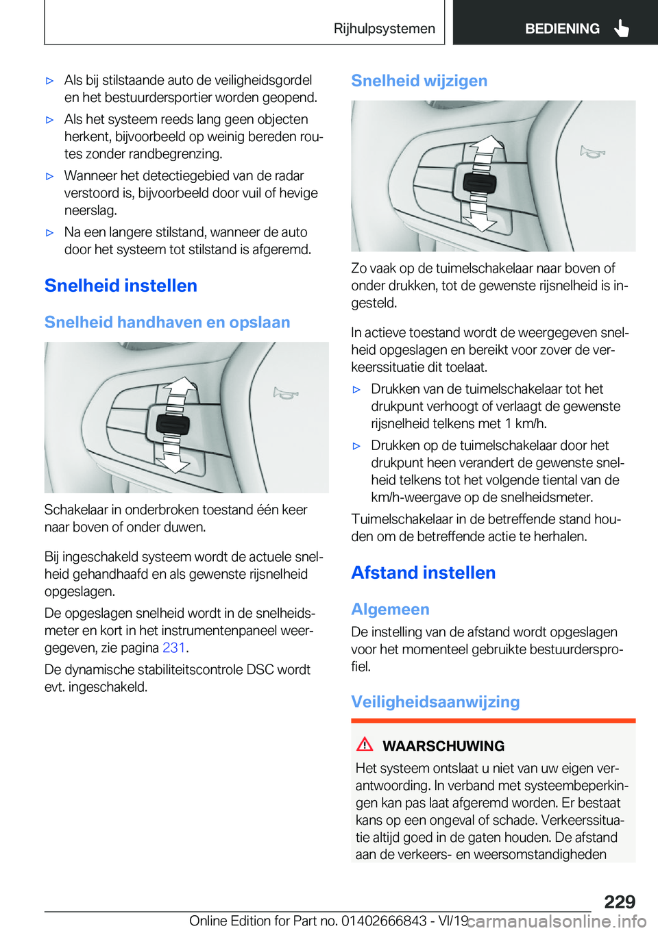 BMW X3 M 2020  Instructieboekjes (in Dutch) 'x�A�l�s��b�i�j��s�t�i�l�s�t�a�a�n�d�e��a�u�t�o��d�e��v�e�i�l�i�g�h�e�i�d�s�g�o�r�d�e�l
�e�n��h�e�t��b�e�s�t�u�u�r�d�e�r�s�p�o�r�t�i�e�r��w�o�r�d�e�n��g�e�o�p�e�n�d�.'x�A�l�s��h�e�t�