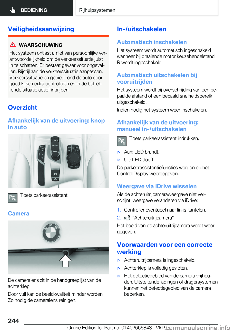 BMW X3 M 2020  Instructieboekjes (in Dutch) �V�e�i�l�i�g�h�e�i�d�s�a�a�n�w�i�j�z�i�n�g
�W�A�A�R�S�C�H�U�W�I�N�G
�H�e�t��s�y�s�t�e�e�m��o�n�t�l�a�s�t��u��n�i�e�t��v�a�n��p�e�r�s�o�o�n�l�i�j�k�e��v�e�rj
�a�n�t�w�o�o�r�d�e�l�i�j�k�h�e�i�d�