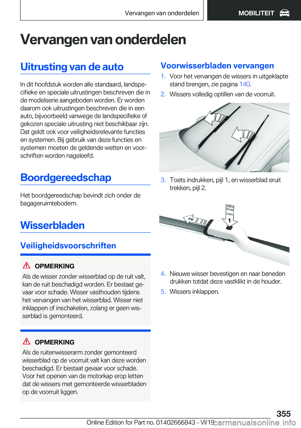 BMW X3 M 2020  Instructieboekjes (in Dutch) �V�e�r�v�a�n�g�e�n��v�a�n��o�n�d�e�r�d�e�l�e�n�U�i�t�r�u�s�t�i�n�g��v�a�n��d�e��a�u�t�o
�I�n��d�i�t��h�o�o�f�d�s�t�u�k��w�o�r�d�e�n��a�l�l�e��s�t�a�n�d�a�a�r�d�,��l�a�n�d�s�p�ej�c�i�f�i�e�