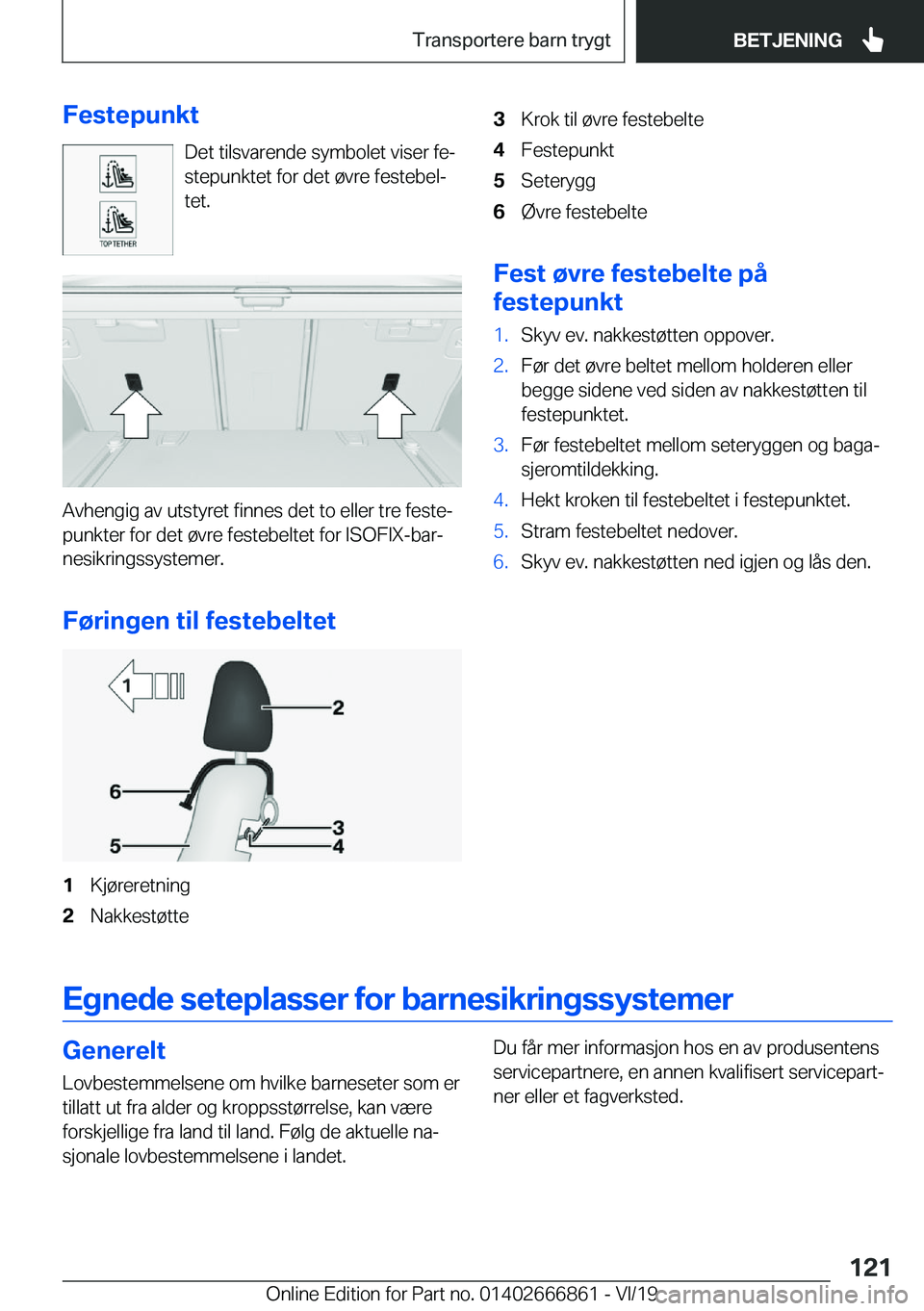 BMW X3 M 2020  InstruksjonsbØker (in Norwegian) �F�e�s�t�e�p�u�n�k�t�D�e�t��t�i�l�s�v�a�r�e�n�d�e��s�y�m�b�o�l�e�t��v�i�s�e�r��f�ej
�s�t�e�p�u�n�k�t�e�t��f�o�r��d�e�t��