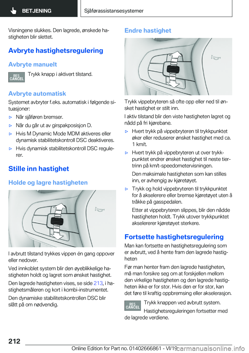 BMW X3 M 2020  InstruksjonsbØker (in Norwegian) �V�i�s�n�i�n�g�e�n�e��s�l�u�k�k�e�s�.��D�e�n��l�a�g�r�e�d�e�,��