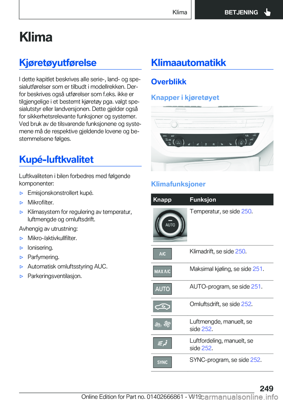 BMW X3 M 2020  InstruksjonsbØker (in Norwegian) �K�l�i�m�a�K�j�