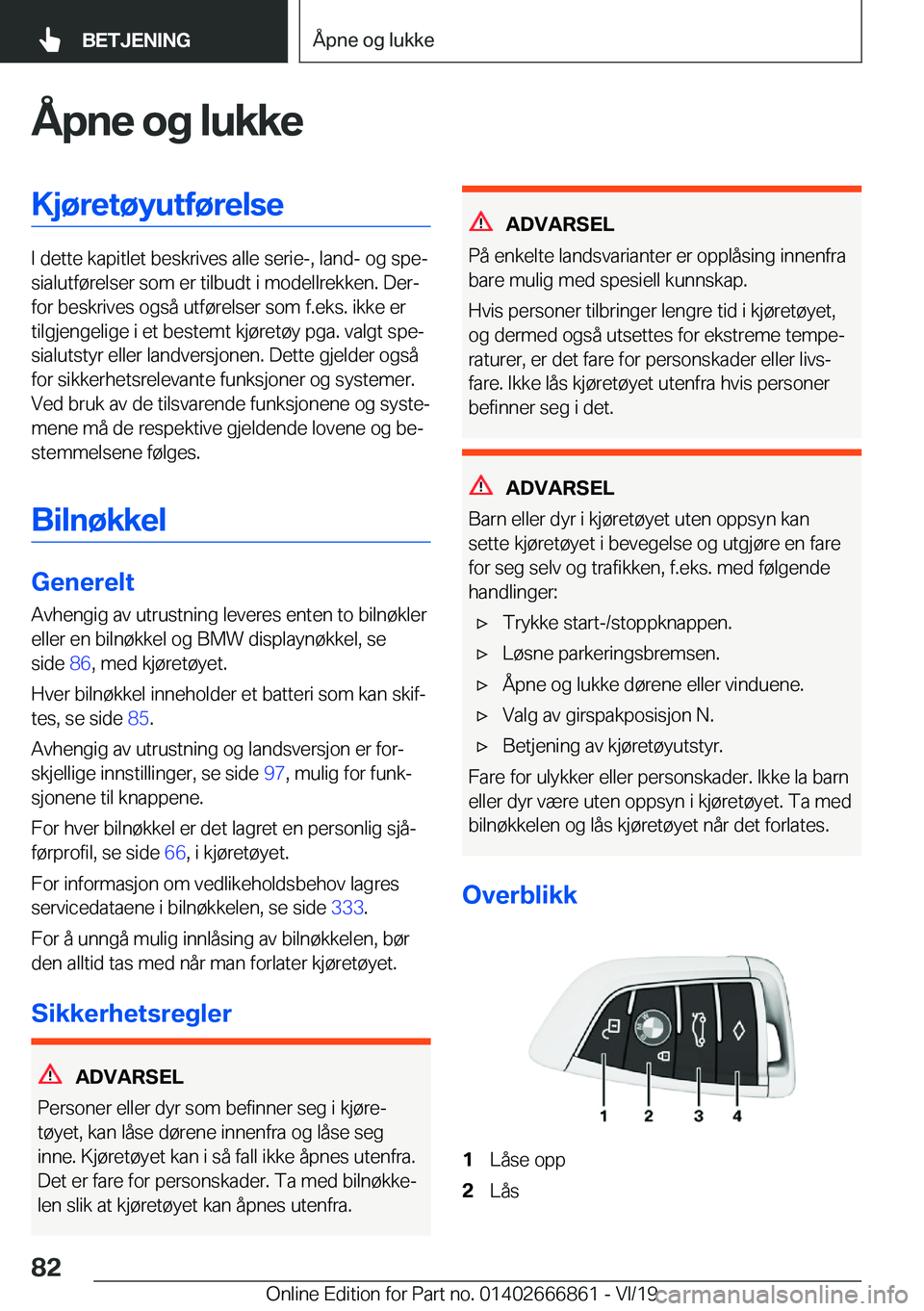 BMW X3 M 2020  InstruksjonsbØker (in Norwegian) �