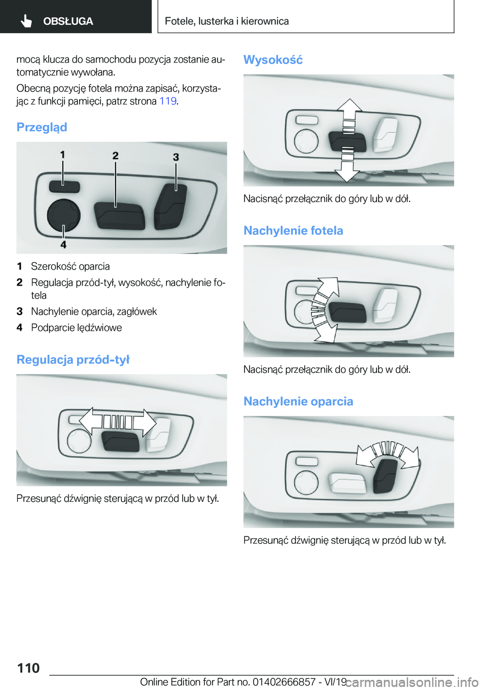 BMW X3 M 2020  Instrukcja obsługi (in Polish) �m�o�c�
