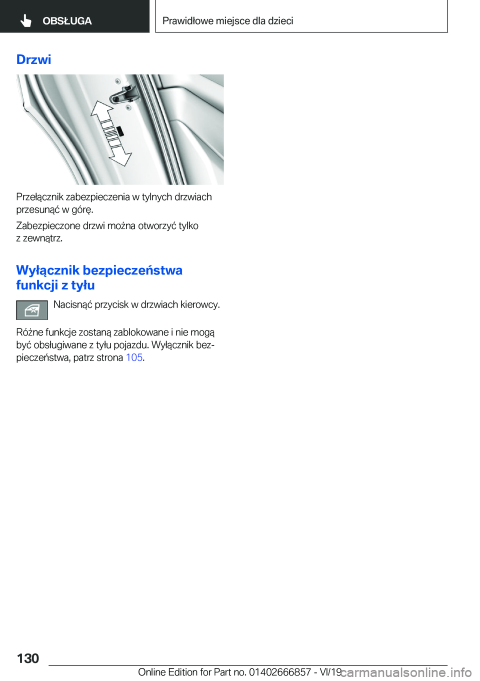BMW X3 M 2020  Instrukcja obsługi (in Polish) �D�r�z�w�i
�P�r�z�e�ł�