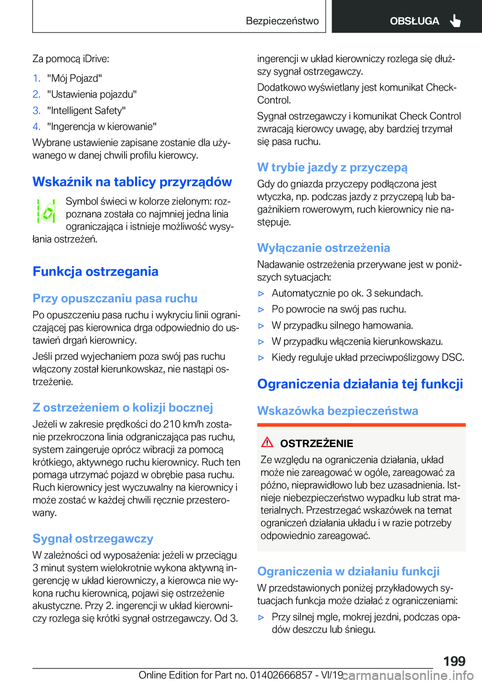 BMW X3 M 2020  Instrukcja obsługi (in Polish) �Z�a��p�o�m�o�c�