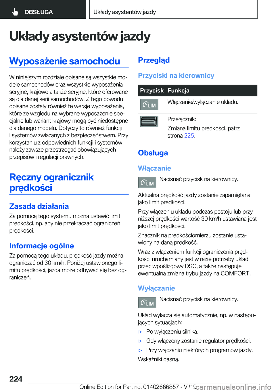 BMW X3 M 2020  Instrukcja obsługi (in Polish) �U�k�ł�a�d�y��a�s�y�s�t�e�n�t�