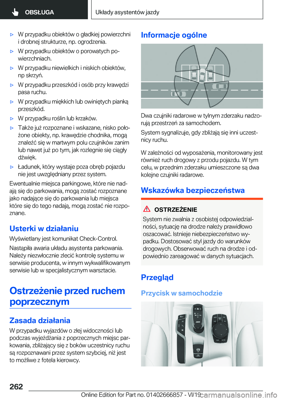 BMW X3 M 2020  Instrukcja obsługi (in Polish) 'x�W��p�r�z�y�p�a�d�k�u��o�b�i�e�k�t�
