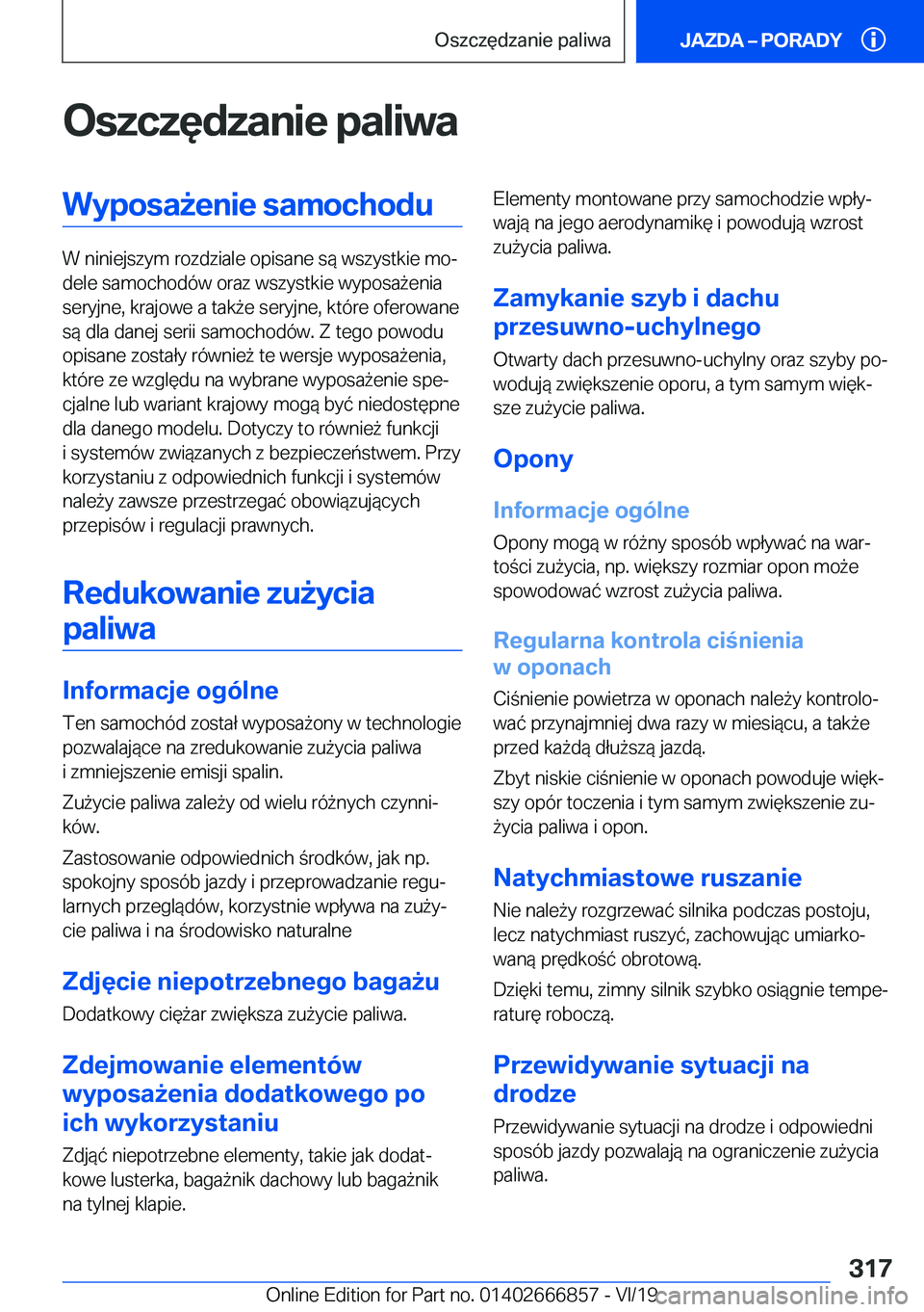 BMW X3 M 2020  Instrukcja obsługi (in Polish) �O�s�z�c�z�