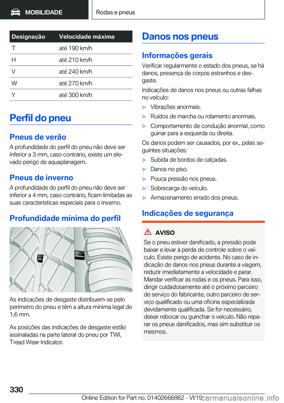 BMW X3 M 2020  Manual do condutor (in Portuguese) �D�e�s�i�g�n�a�