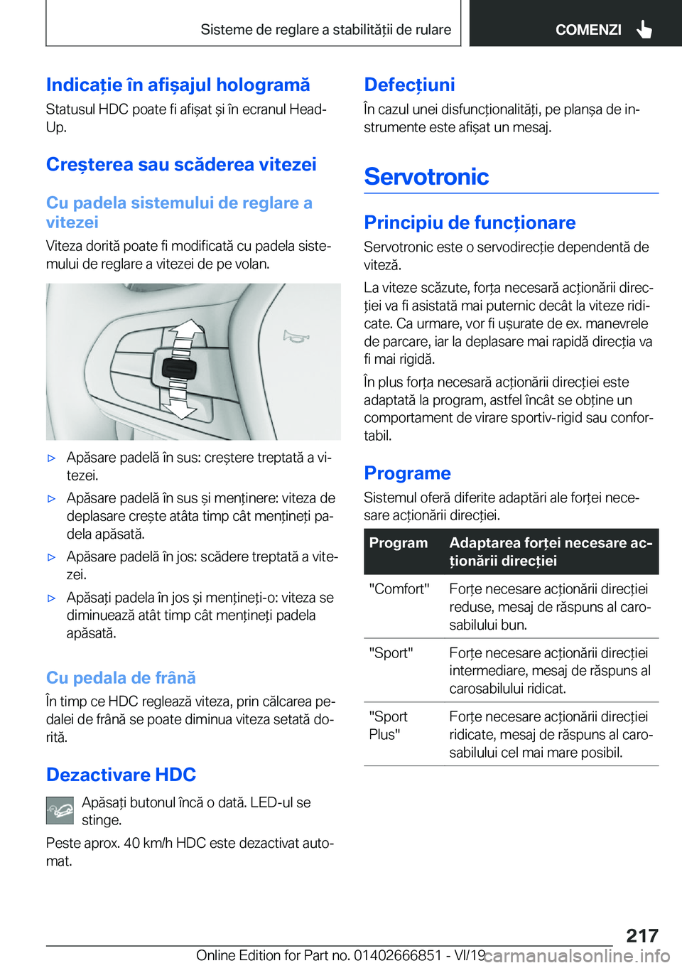BMW X3 M 2020  Ghiduri De Utilizare (in Romanian) �I�n�d�i�c�a�i�e��