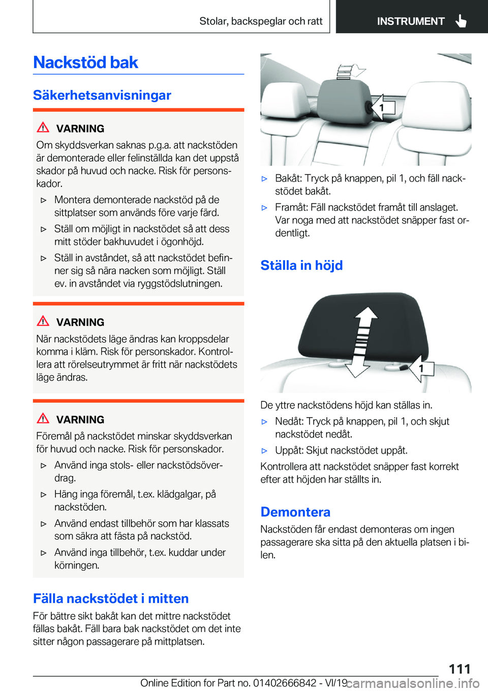 BMW X3 M 2020  InstruktionsbÖcker (in Swedish) �N�a�c�k�s�t�