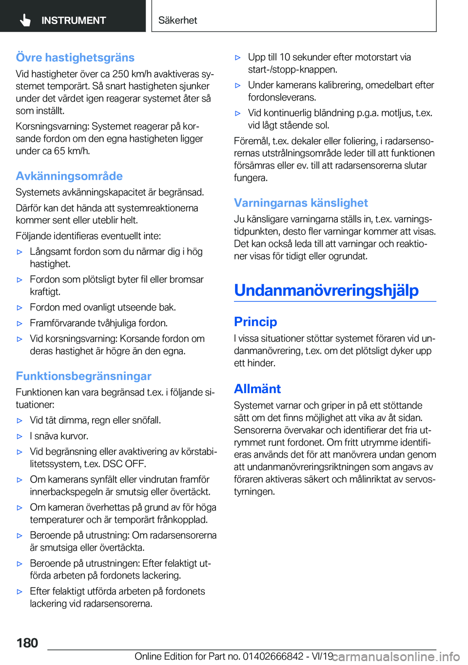 BMW X3 M 2020  InstruktionsbÖcker (in Swedish) �