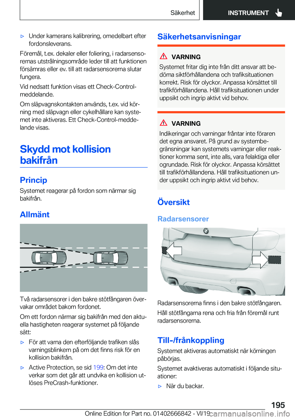 BMW X3 M 2020  InstruktionsbÖcker (in Swedish) 'x�U�n�d�e�r��k�a�m�e�r�a�n�s��k�a�l�i�b�r�e�r�i�n�g�,��o�m�e�d�e�l�b�a�r�t��e�f�t�e�r�f�o�r�d�o�n�s�l�e�v�e�r�a�n�s�.
�F�