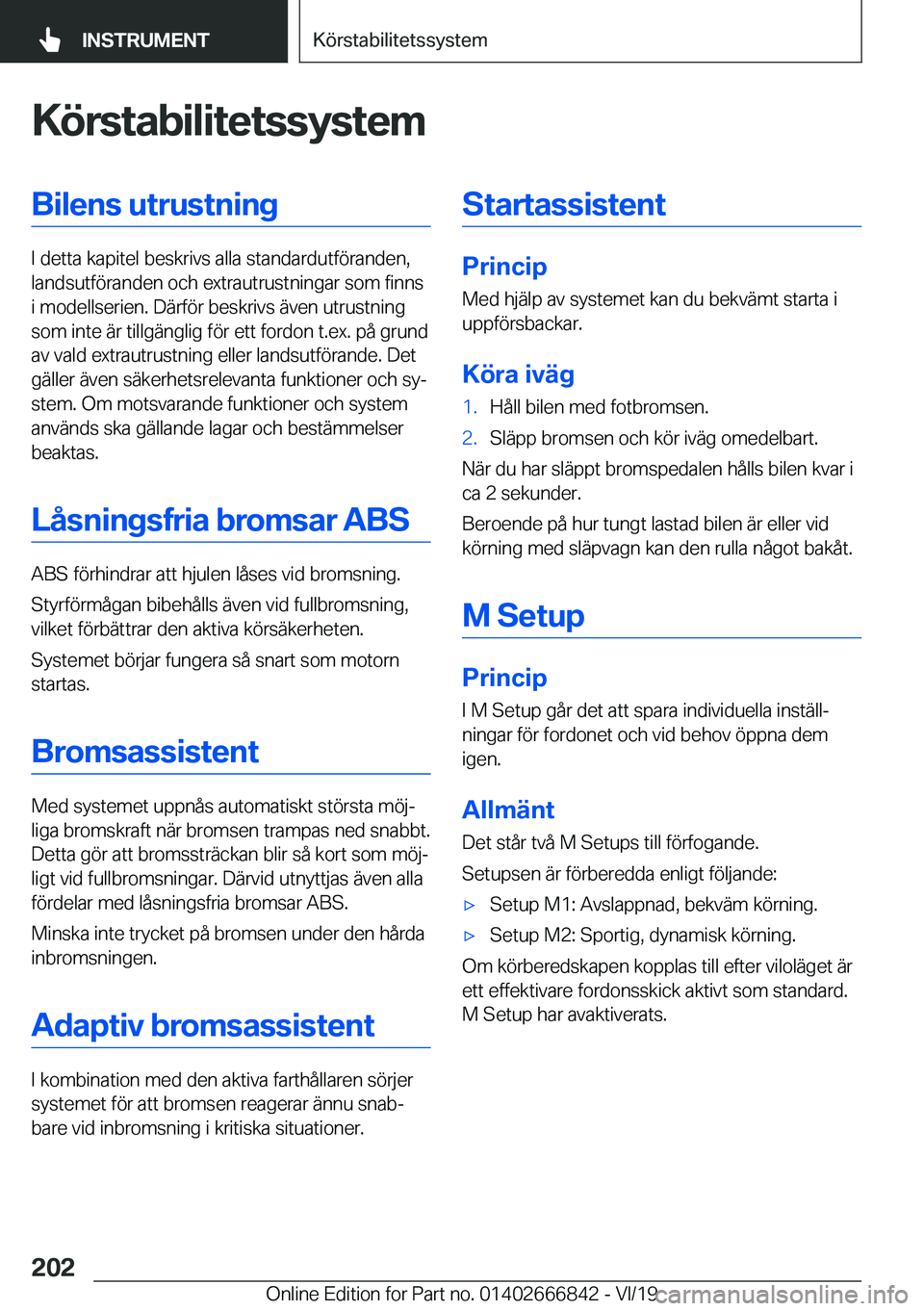 BMW X3 M 2020  InstruktionsbÖcker (in Swedish) �K�
