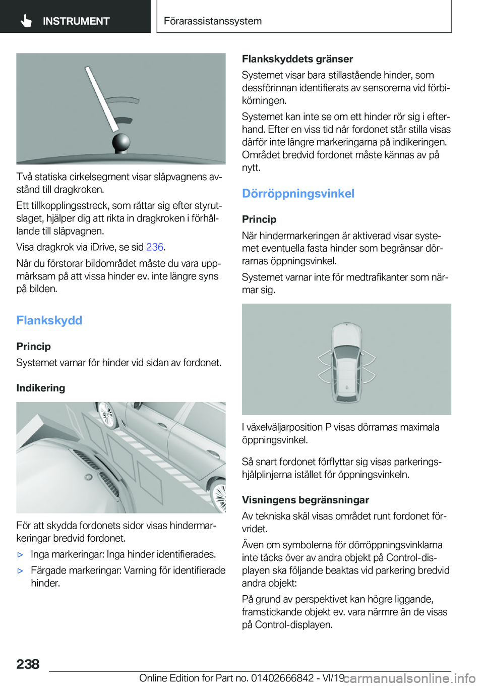 BMW X3 M 2020  InstruktionsbÖcker (in Swedish) �T�v�å��s�t�a�t�i�s�k�a��c�i�r�k�e�l�s�e�g�m�e�n�t��v�i�s�a�r��s�l�ä�p�v�a�g�n�e�n�s��a�vj�s�t�å�n�d��t�i�l�l��d�r�a�g�k�r�o�k�e�n�.
�E�t�t��t�i�l�l�k�o�p�p�l�i�n�g�s�s�t�r�e�c�k�,��s�o�m