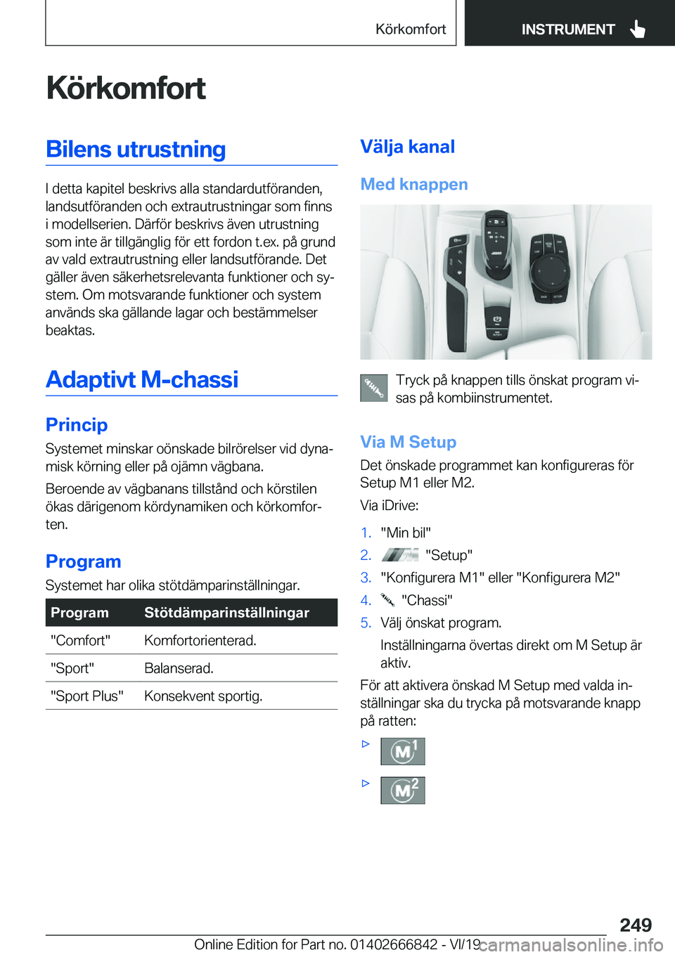 BMW X3 M 2020  InstruktionsbÖcker (in Swedish) �K�
