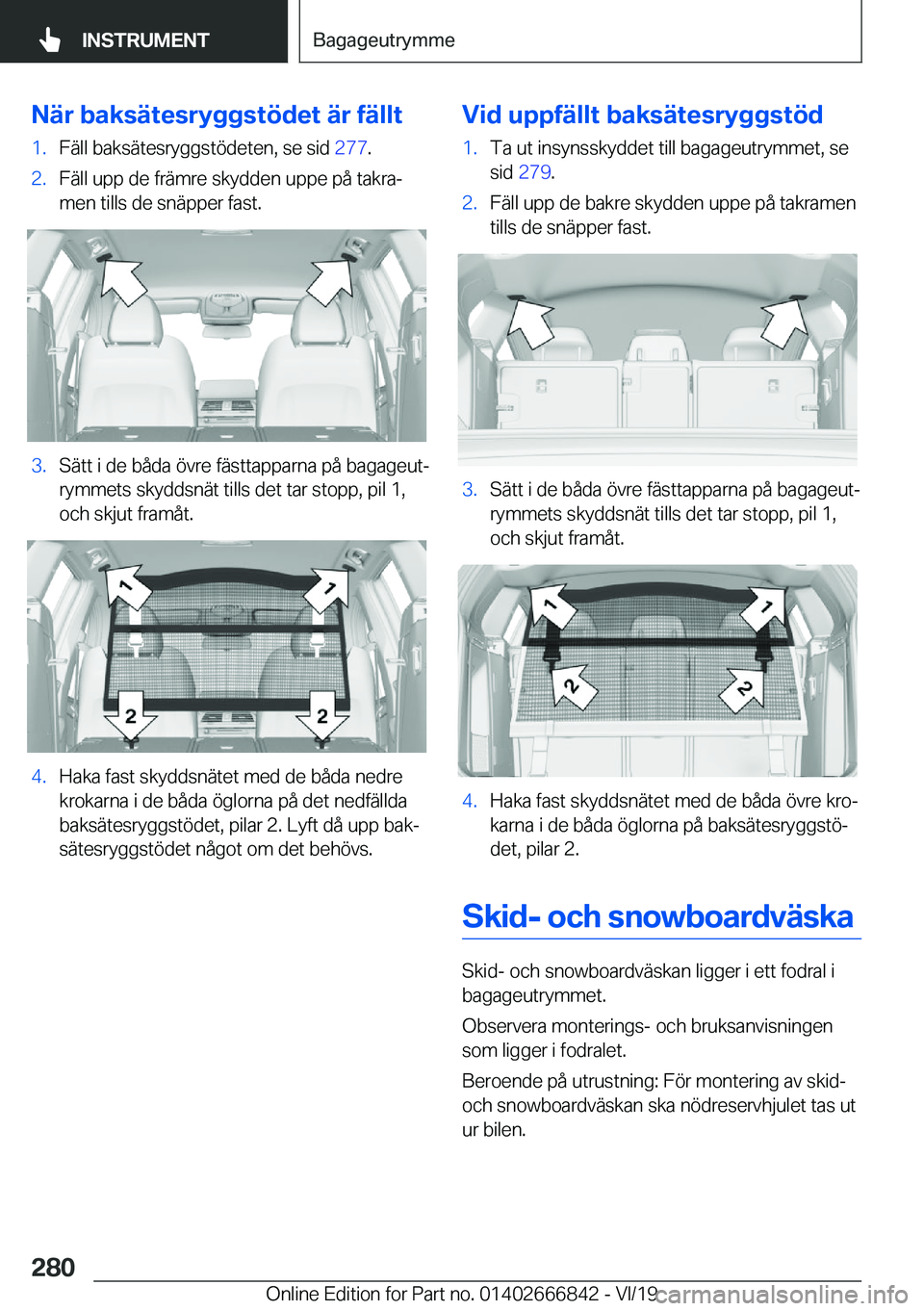 BMW X3 M 2020  InstruktionsbÖcker (in Swedish) �N�ä�r��b�a�k�s�ä�t�e�s�r�y�g�g�s�t�