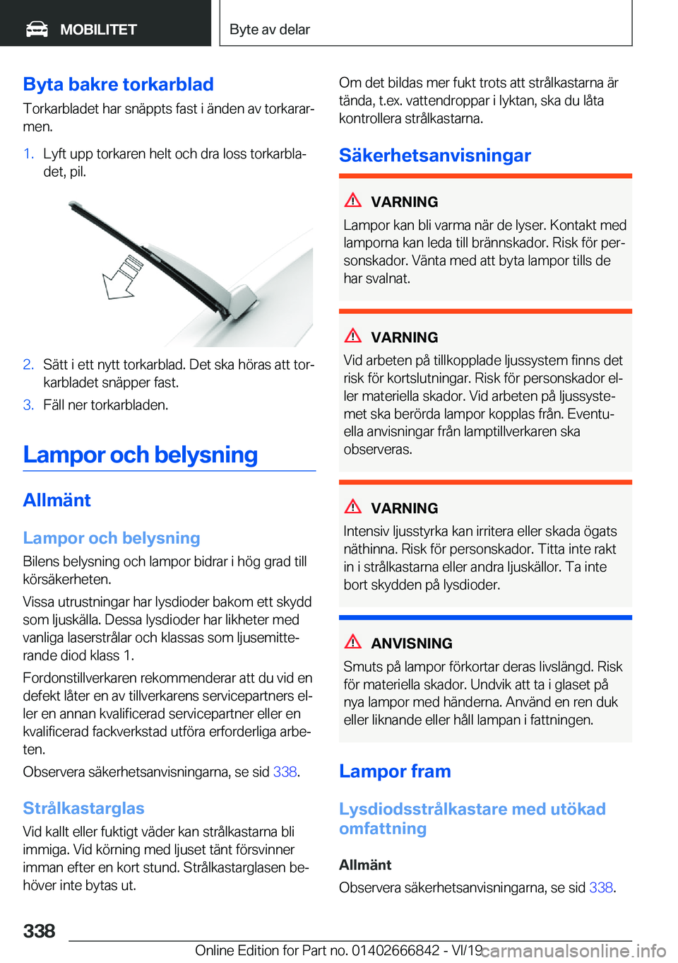 BMW X3 M 2020  InstruktionsbÖcker (in Swedish) �B�y�t�a��b�a�k�r�e��t�o�r�k�a�r�b�l�a�d�T�o�r�k�a�r�b�l�a�d�e�t��h�a�r��s�n�ä�p�p�t�s��f�a�s�t��i��ä�n�d�e�n��a�v��t�o�r�k�a�r�a�rj
�m�e�n�.�1�.�L�y�f�t��u�p�p��t�o�r�k�a�r�e�n��h�e�l�