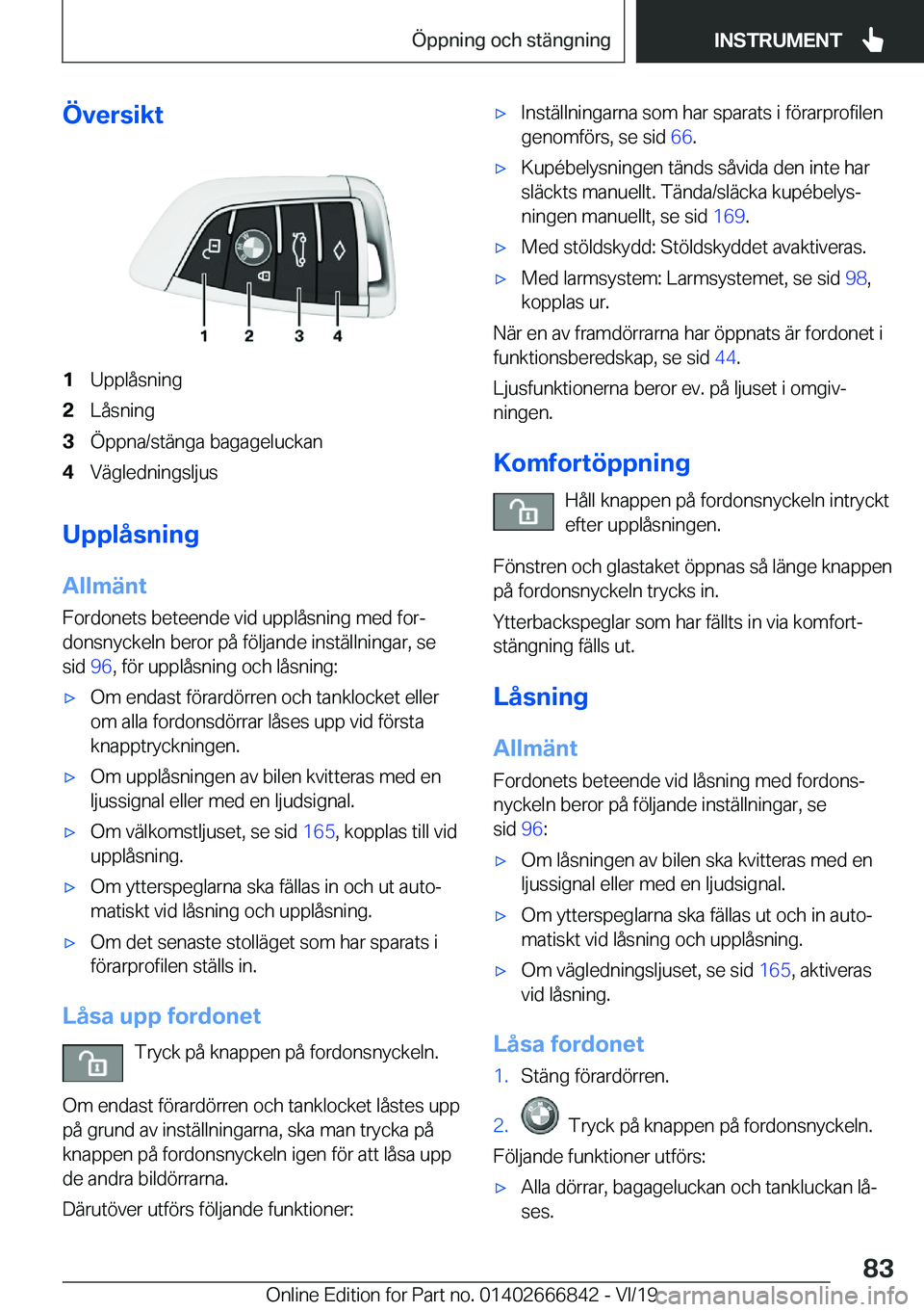 BMW X3 M 2020  InstruktionsbÖcker (in Swedish) �