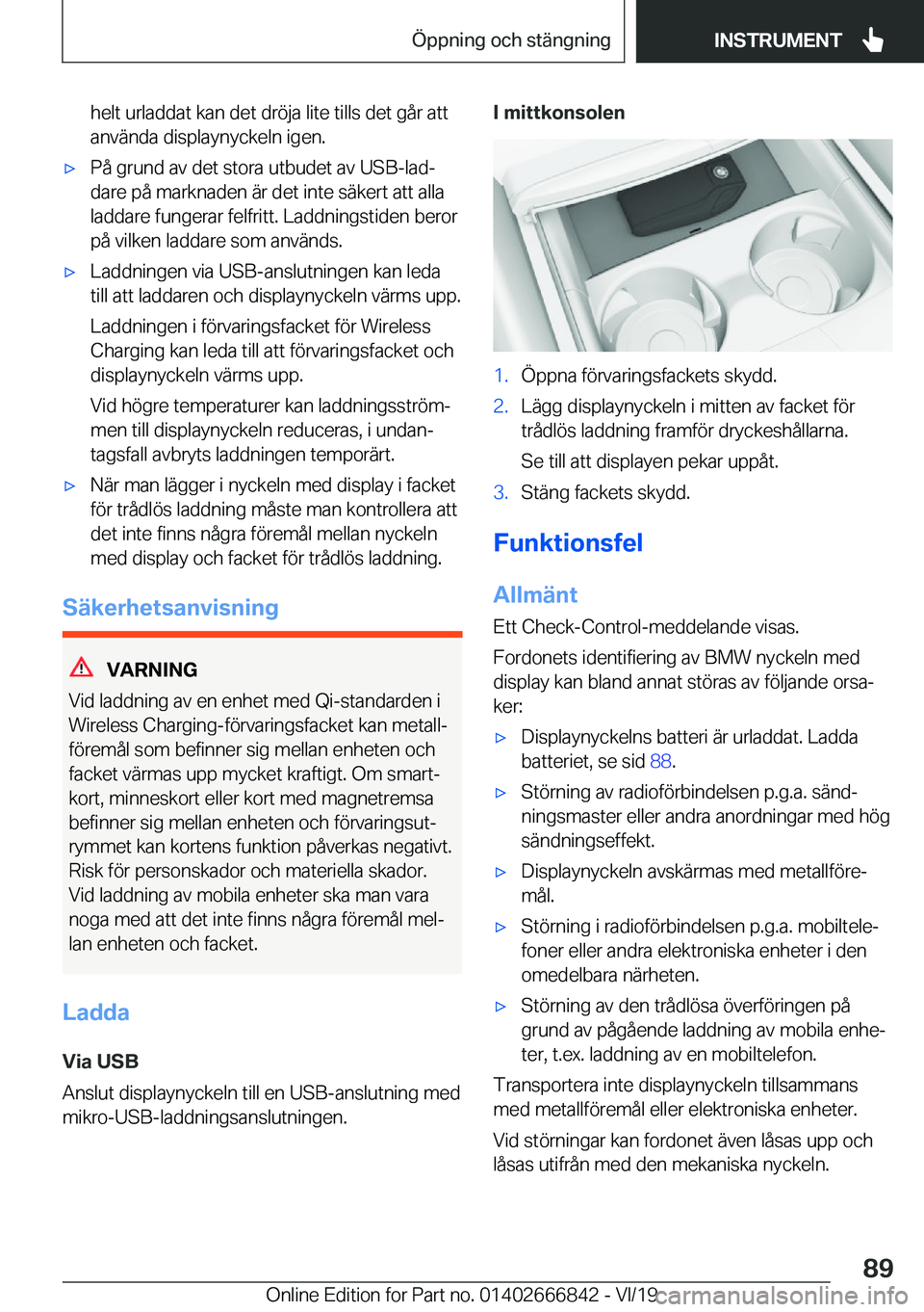 BMW X3 M 2020  InstruktionsbÖcker (in Swedish) �h�e�l�t��u�r�l�a�d�d�a�t��k�a�n��d�e�t��d�r�