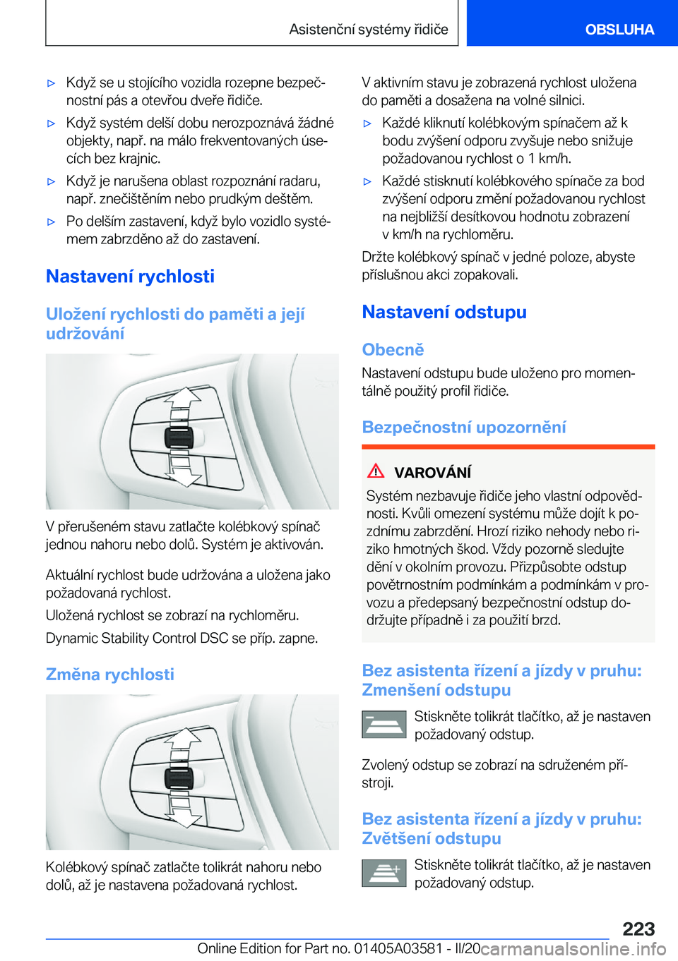 BMW X3 PLUG IN HYBRID 2020  Návod na použití (in Czech) x�K�d�y��s�e��u��s�t�o�j�