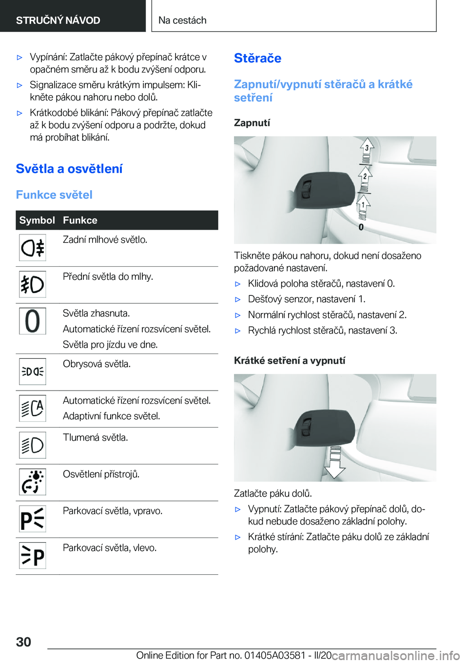 BMW X3 PLUG IN HYBRID 2020  Návod na použití (in Czech) x�V�y�p�