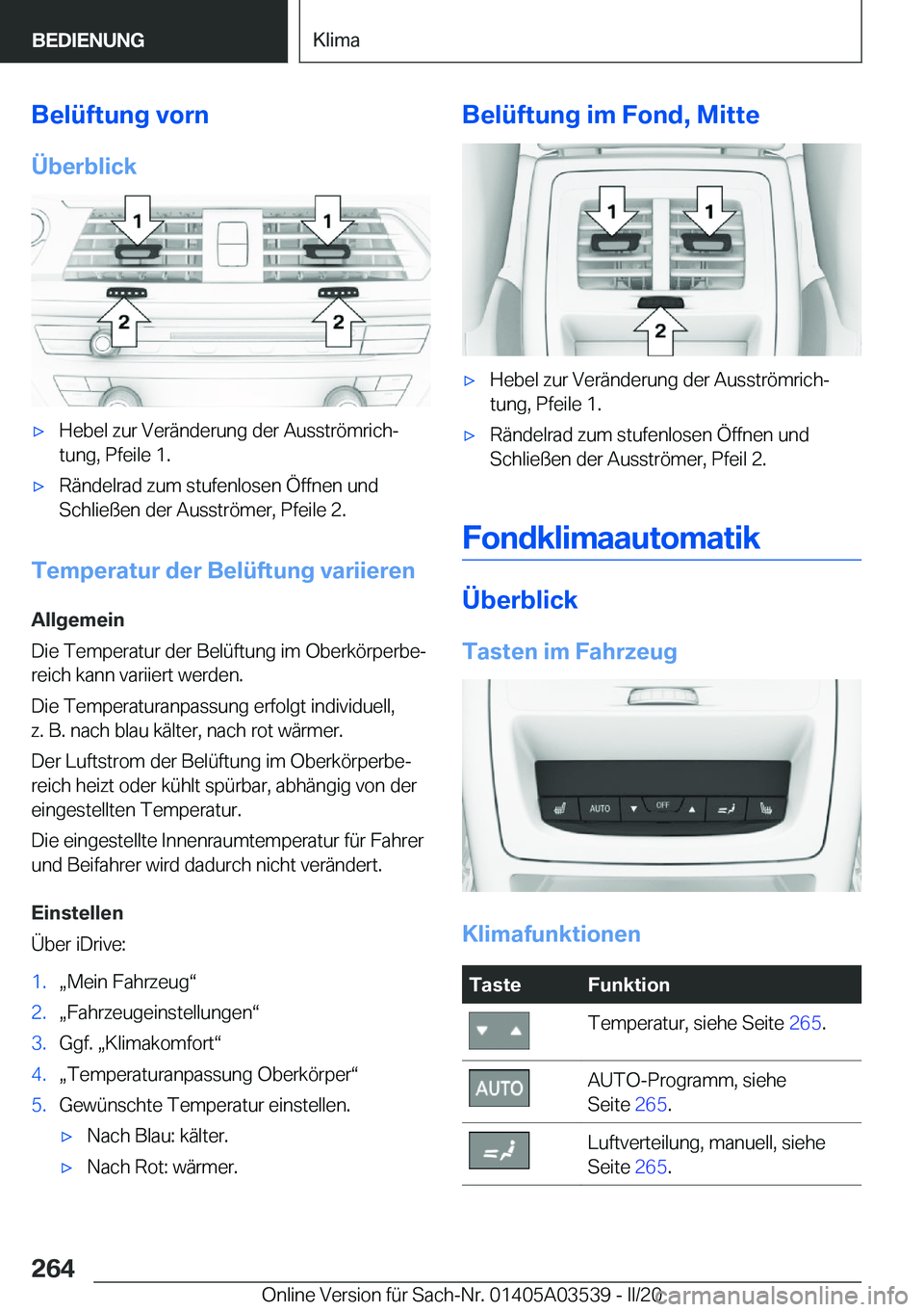 BMW X3 PLUG IN HYBRID 2020  Betriebsanleitungen (in German) �B�e�l�