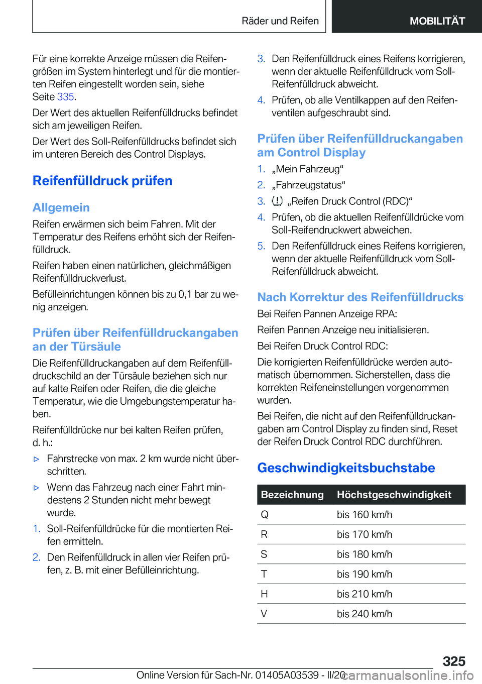 BMW X3 PLUG IN HYBRID 2020  Betriebsanleitungen (in German) �F�