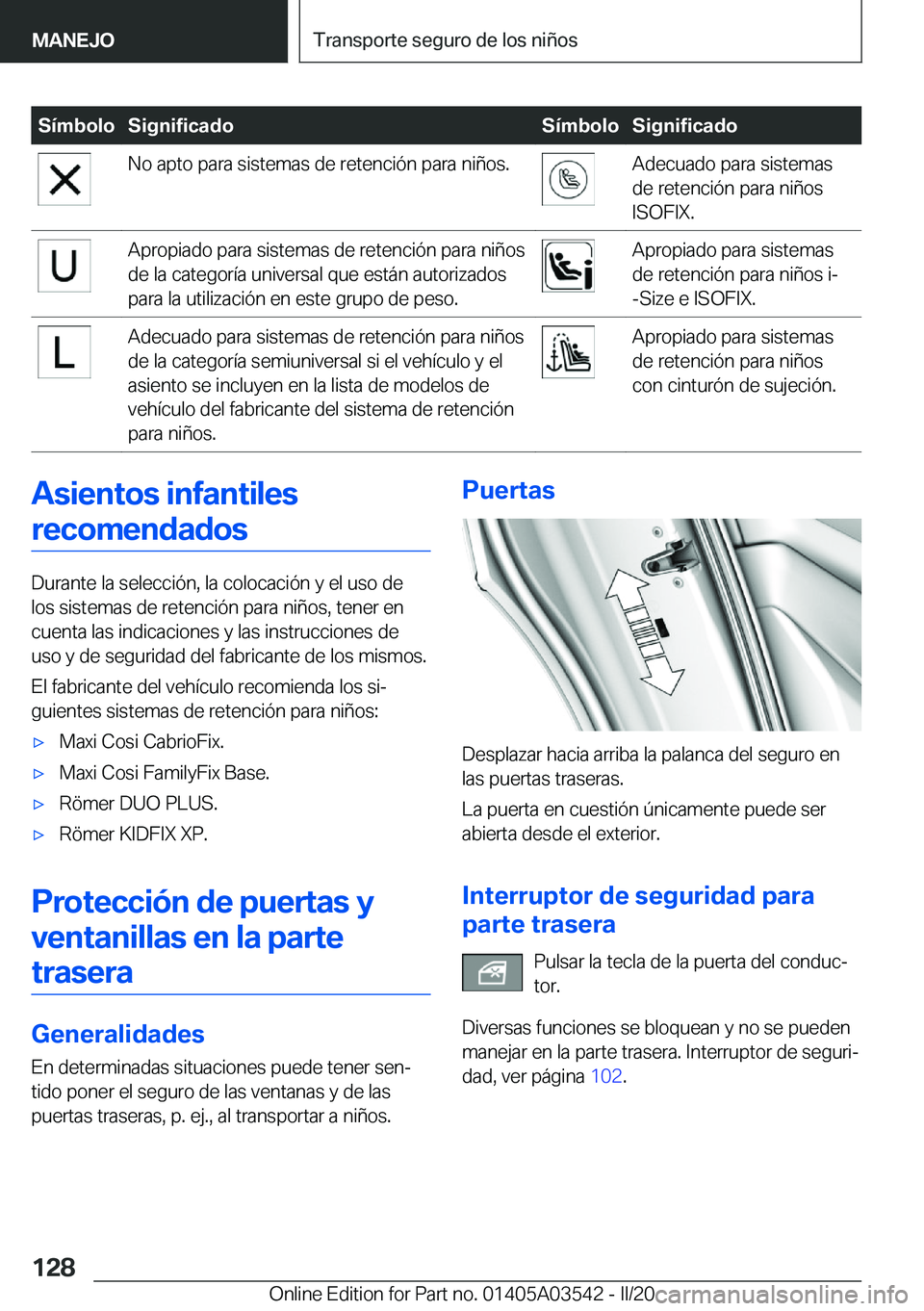 BMW X3 PLUG IN HYBRID 2020  Manuales de Empleo (in Spanish) �S�