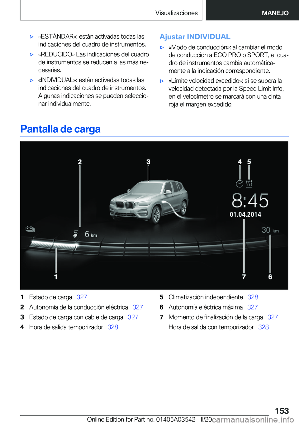 BMW X3 PLUG IN HYBRID 2020  Manuales de Empleo (in Spanish) x�«�E�S�T�