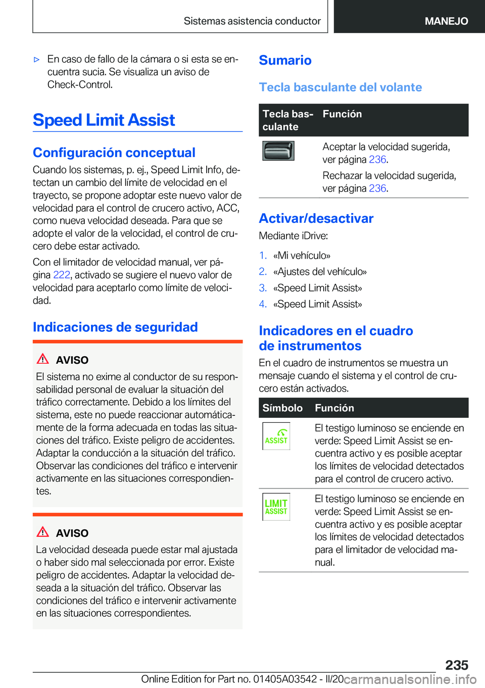 BMW X3 PLUG IN HYBRID 2020  Manuales de Empleo (in Spanish) x�E�n��c�a�s�o��d�e��f�a�l�l�o��d�e��l�a��c�