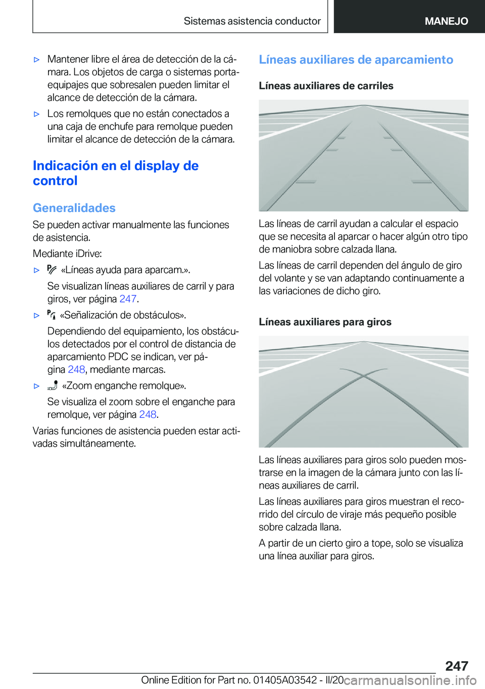 BMW X3 PLUG IN HYBRID 2020  Manuales de Empleo (in Spanish) x�M�a�n�t�e�n�e�r��l�i�b�r�e��e�l��