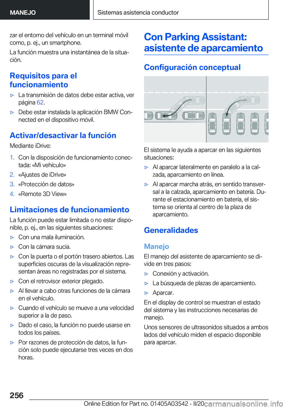 BMW X3 PLUG IN HYBRID 2020  Manuales de Empleo (in Spanish) �z�a�r��e�l��e�n�t�o�r�n�o��d�e�l��v�e�h�