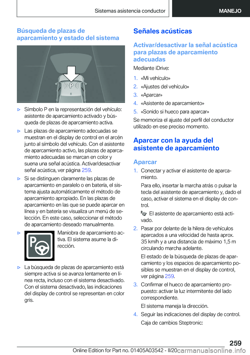 BMW X3 PLUG IN HYBRID 2020  Manuales de Empleo (in Spanish) �B�