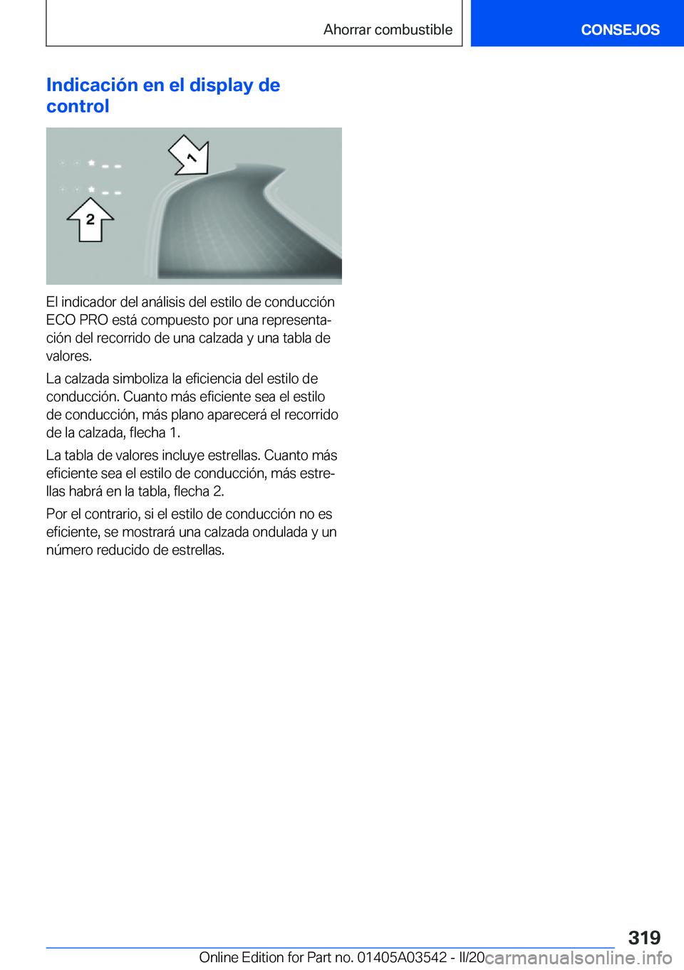 BMW X3 PLUG IN HYBRID 2020  Manuales de Empleo (in Spanish) �I�n�d�i�c�a�c�i�