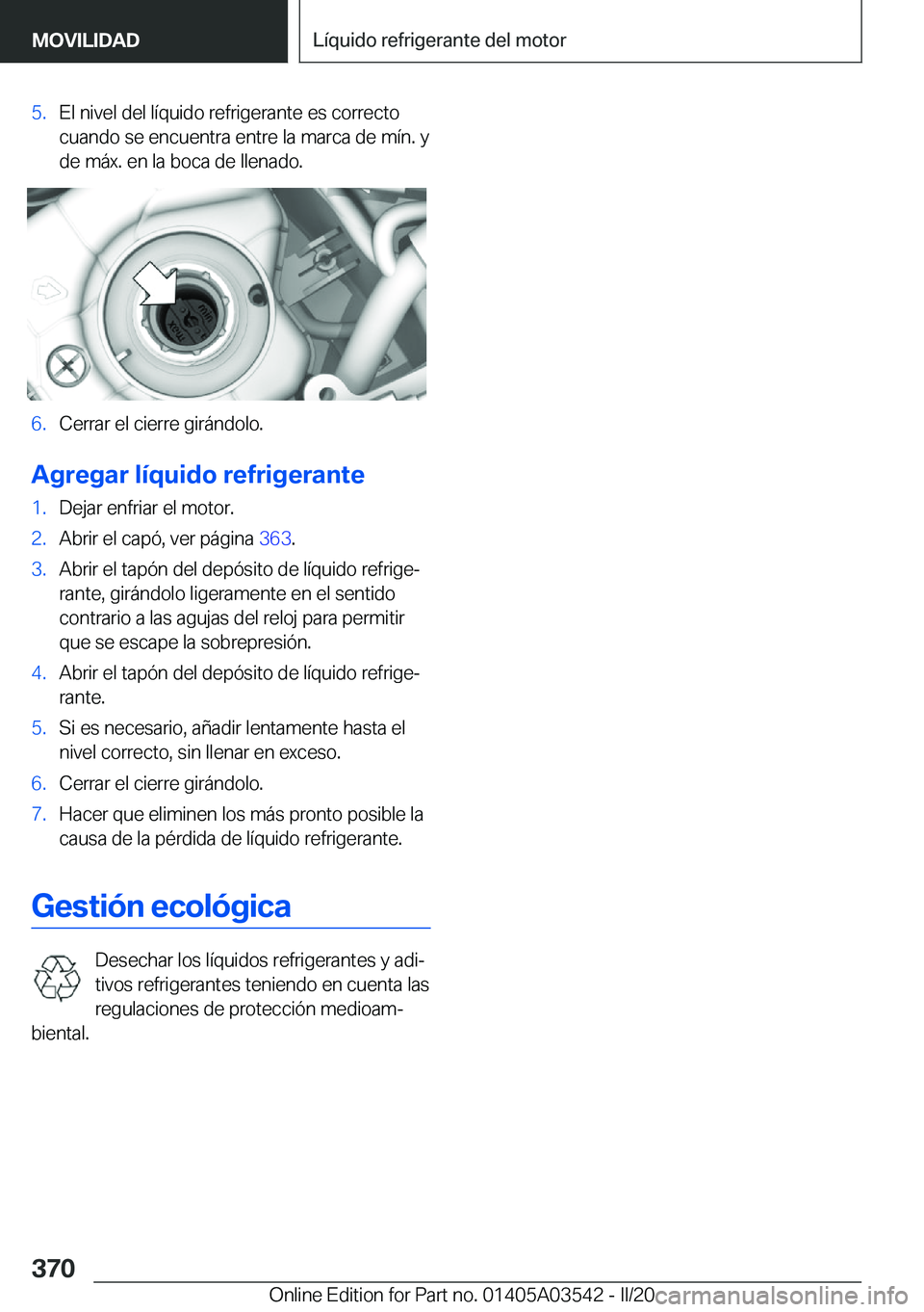 BMW X3 PLUG IN HYBRID 2020  Manuales de Empleo (in Spanish) �5�.�E�l��n�i�v�e�l��d�e�l��l�