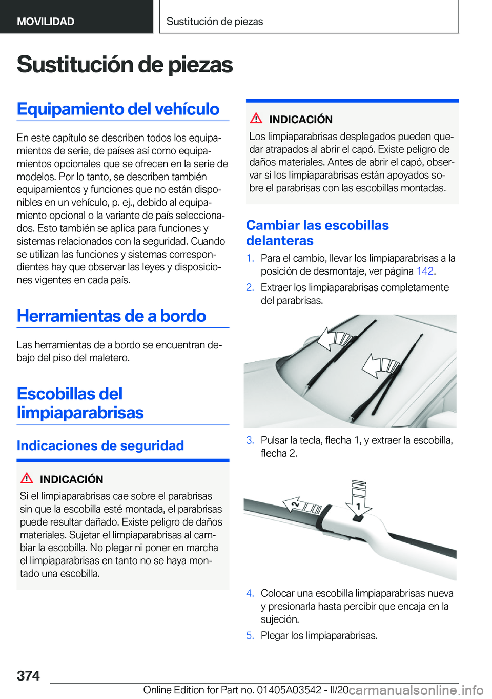 BMW X3 PLUG IN HYBRID 2020  Manuales de Empleo (in Spanish) �S�u�s�t�i�t�u�c�i�