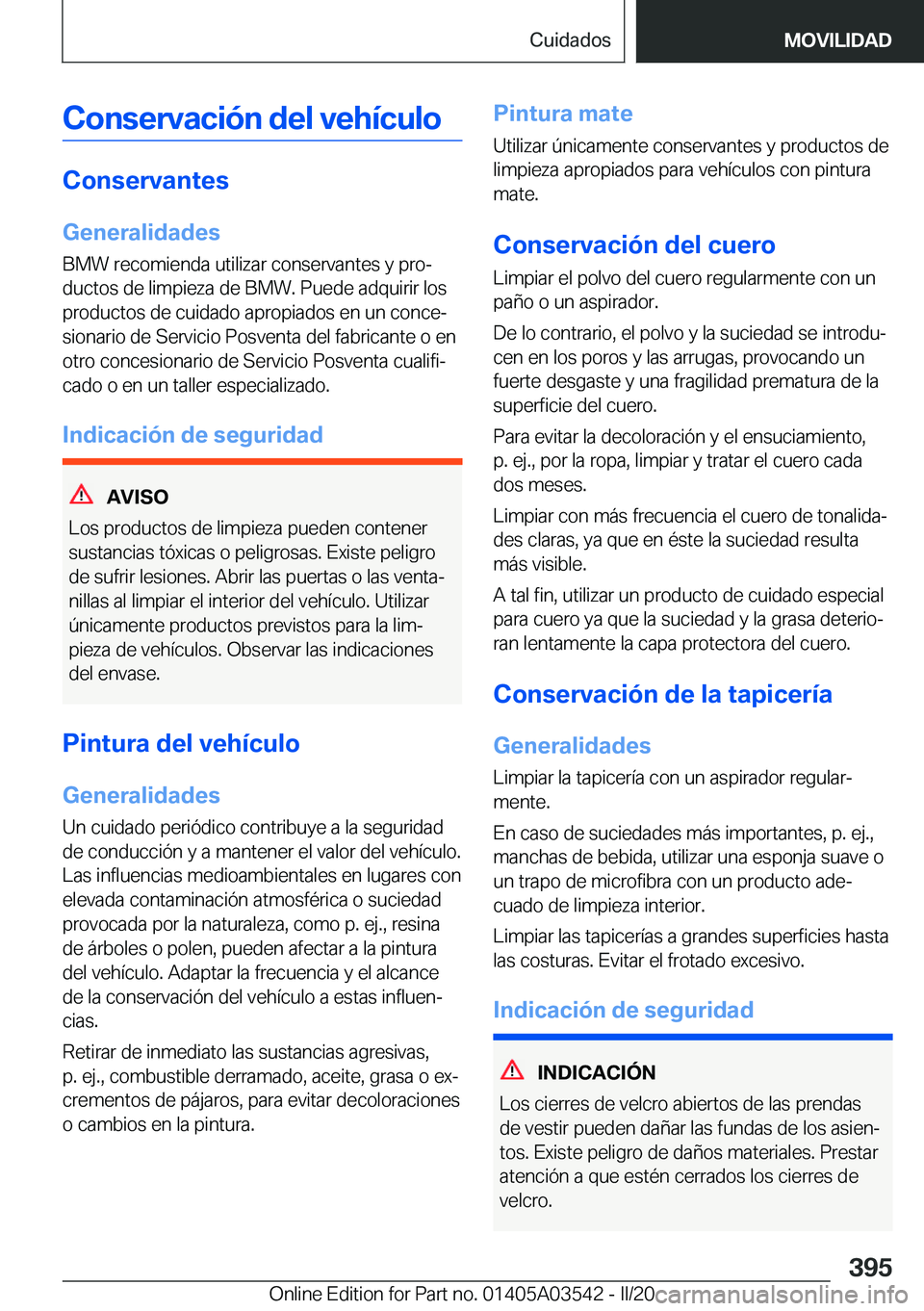 BMW X3 PLUG IN HYBRID 2020  Manuales de Empleo (in Spanish) �C�o�n�s�e�r�v�a�c�i�