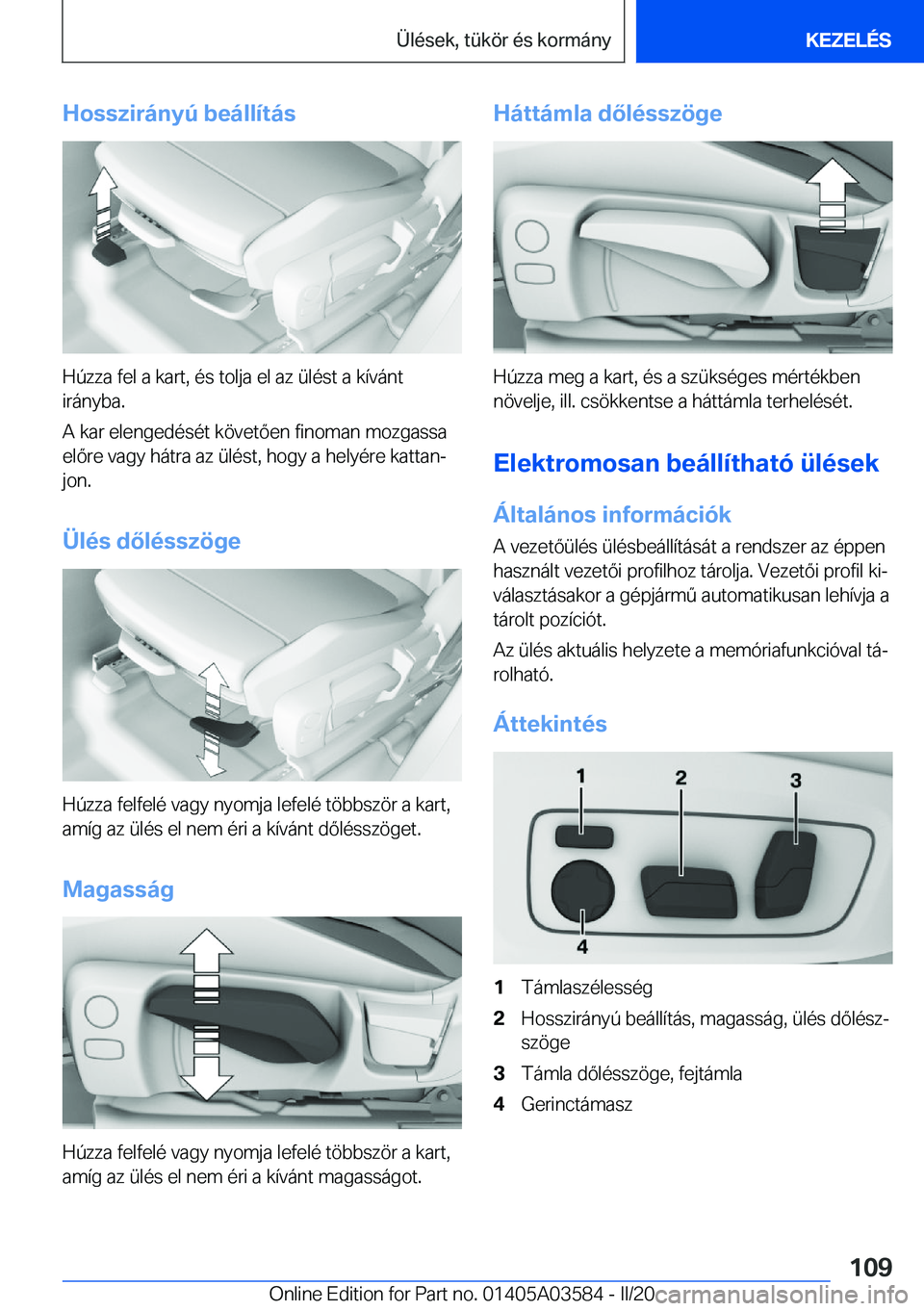 BMW X3 PLUG IN HYBRID 2020  Kezelési útmutató (in Hungarian) �H�o�s�s�z�i�r�
