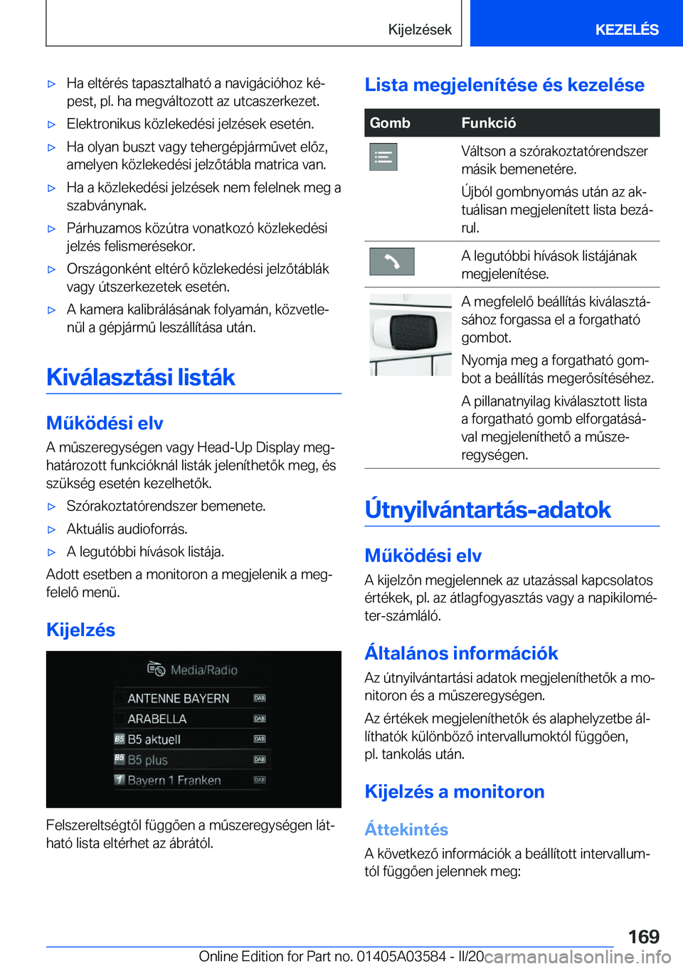 BMW X3 PLUG IN HYBRID 2020  Kezelési útmutató (in Hungarian) x�H�a��e�l�t�