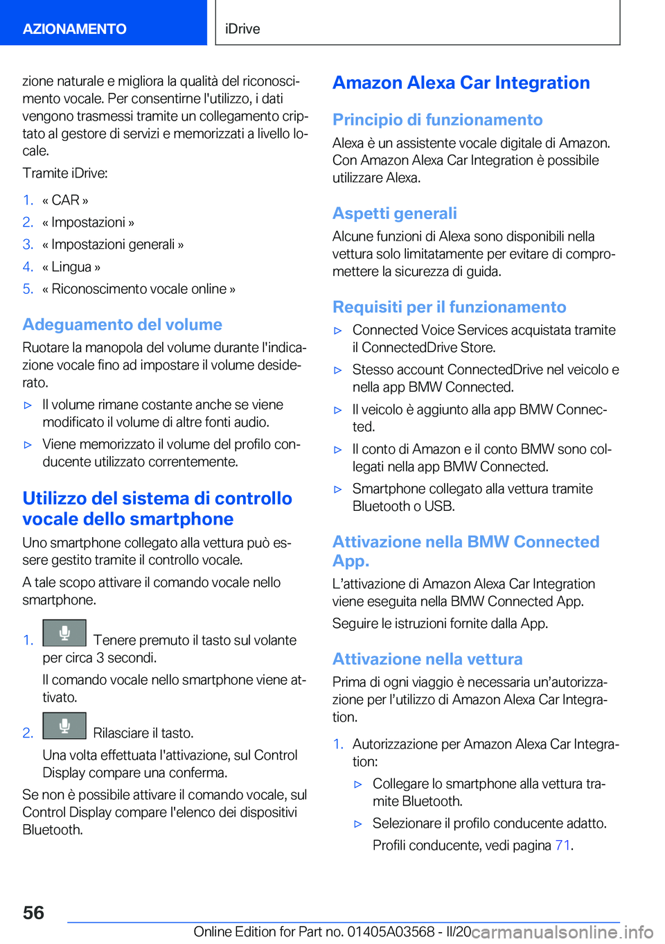 BMW X3 PLUG IN HYBRID 2020  Libretti Di Uso E manutenzione (in Italian) �z�i�o�n�e��n�a�t�u�r�a�l�e��e��m�i�g�l�i�o�r�a��l�a��q�u�a�l�i�t�