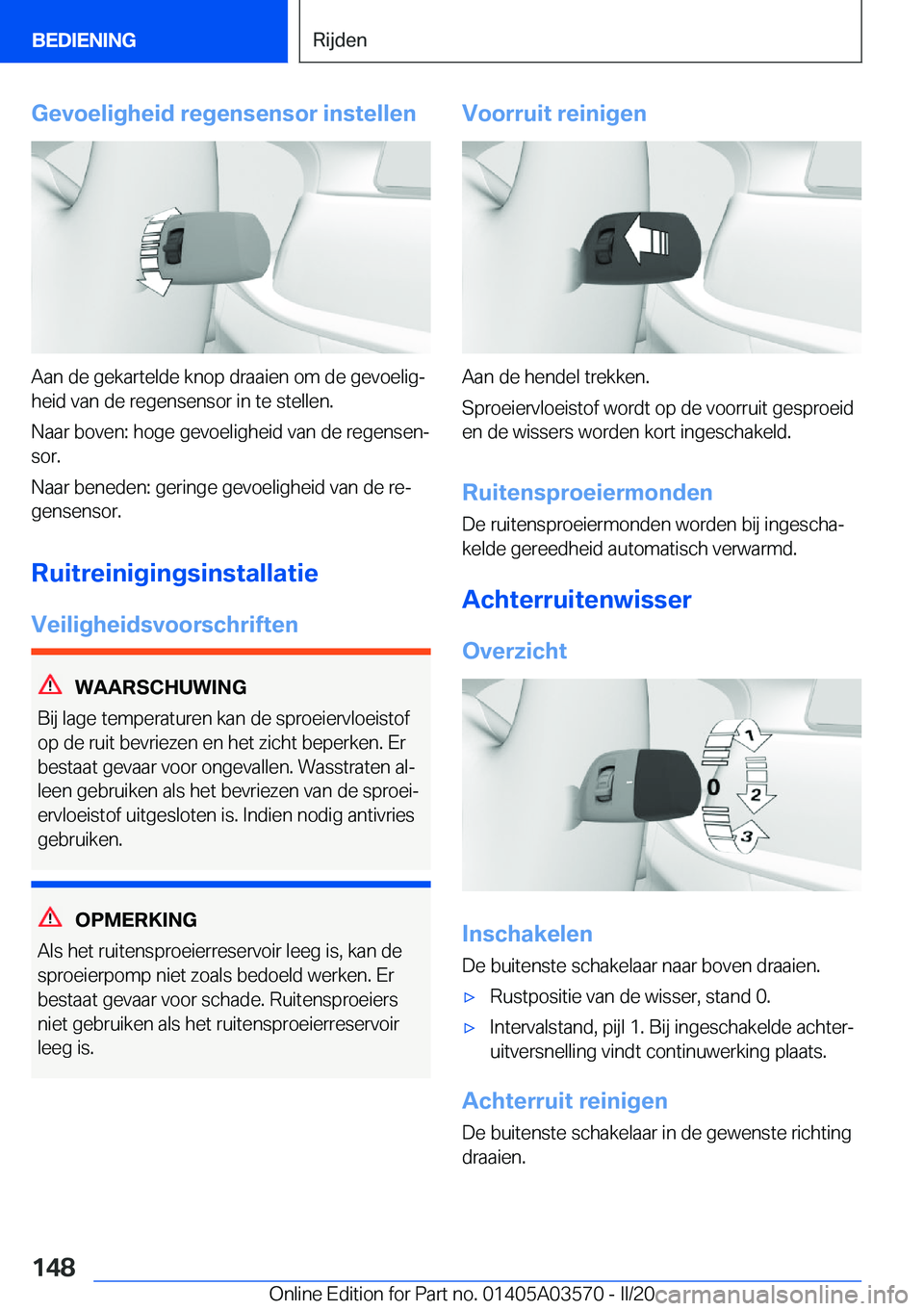 BMW X3 PLUG IN HYBRID 2020  Instructieboekjes (in Dutch) �G�e�v�o�e�l�i�g�h�e�i�d��r�e�g�e�n�s�e�n�s�o�r��i�n�s�t�e�l�l�e�n
�A�a�n��d�e��g�e�k�a�r�t�e�l�d�e��k�n�o�p��d�r�a�a�i�e�n��o�m��d�e��g�e�v�o�e�l�i�gj�h�e�i�d��v�a�n��d�e��r�e�g�e�n�s�e�